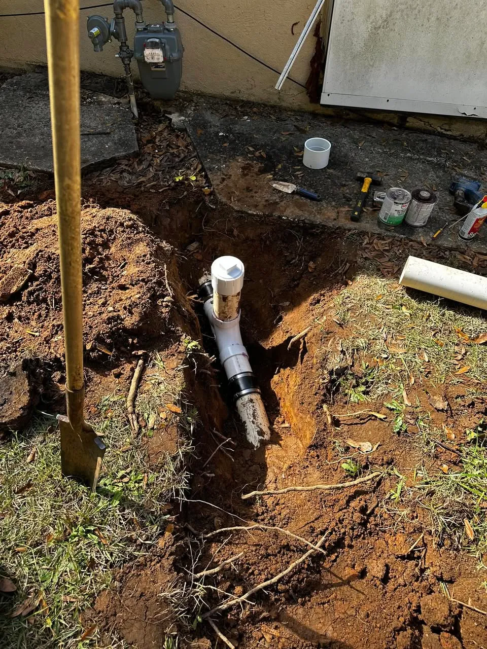 Septic excavation project serving clients in Newberry, SC